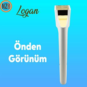 Mobilya Kanepe Sehpa Tv Ünitesi Koltuk Ayağı 19 Cm Beyaz Gold Baza Ayak