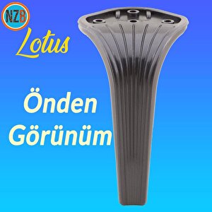 Mobilya Yükseltici Kanepe Sehpa Tv Ünitesi Koltuk Ayağı 16 Cm Siyah Baza Ayak