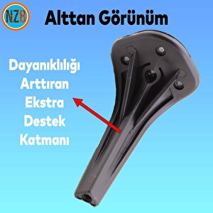 Mobilya Yükseltici Kanepe Sehpa Tv Ünitesi Koltuk Ayağı 16 Cm Siyah Baza Ayak