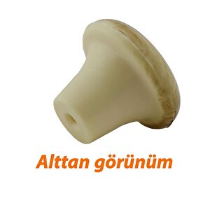 15 Adet Sert Plastik Mantar Düğme Kulp Kayın Dolap Mobilya Mutfak Dolabı Çekmece Kapak Kulpu Kulbu