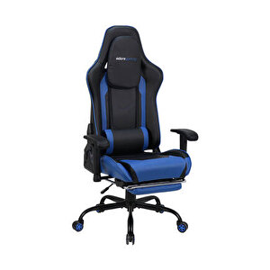 Adore Gaming Combo Profesyonel Oyuncu Ve Çalışma Koltuğu-siyah-mavi 71x130-139,5x58 Cm (gxyxd)