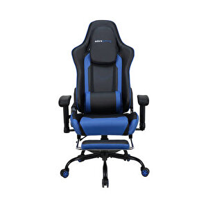 Adore Gaming Combo Profesyonel Oyuncu Ve Çalışma Koltuğu-siyah-mavi 71x130-139,5x58 Cm (gxyxd)