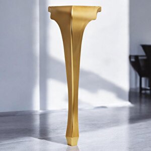 Lukens Masa Dresuar Ayağı 75 Cm Plastik Altın Gold Ayak Mutfak Yemek Masası Mobilya Ayakları Gold