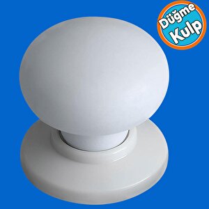 Düğme Kulp Beyaz Tablalı Dolap Mobilya Mutfak Dolabı Çekmece Dolap Polimer Kapak Kulpu Kulbu