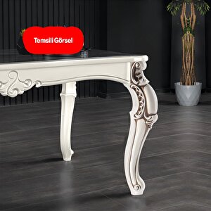 Krem Kahve 4 Adet Valenta Plastik Sehpa Ayağı 47 Cm Mobilya Zigon Çay Orta Sehpası Ayak Ayakları