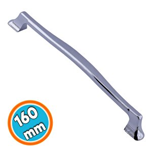 Mobilya Kulp Krom Metal 160 Mm - 16 Cm  Mutfak Çekmece Dolap Dolabı Kapak Kulbu Kulpu Kulpları
