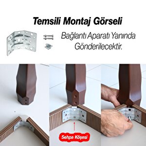 Valenta Plastik Sehpa Ayağı 47 Cm Gümüş Gri Renk 1 Adet Mobilya Zigon Çay Orta Sehpası Ayak Ayaklar