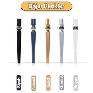 4 Adet Elips Masa Dresuar Ayağı 75 Cm Plastik Gold Altın Mutfak Yemek Masası Mobilya Ayakları