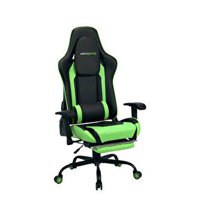 Adore Gaming Combo Profesyonel Oyuncu Ve Çalışma Koltuğu-siyah-yeşil 71x130-139,5x58 Cm (gxyxd)