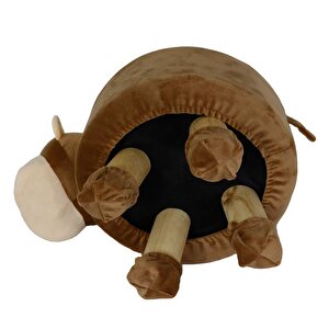 T. Concept  Hayvan ( Panda ) Figürlü Çocuk Pufu, Lastikli Kılıflı, Yıkanabilir