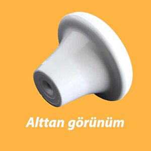 Sert Plastik Mantar Düğme Kulp Beyaz Dolap Mobilya Mutfak Dolabı Çekmece Kapak Kulpu Kulbu