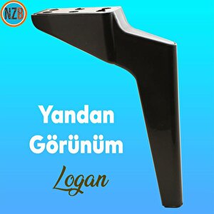Mobilya Yükseltici Kanepe Sehpa Tv Ünitesi Berjer Koltuk Ayağı 23 Cm Siyah Baza Ayak