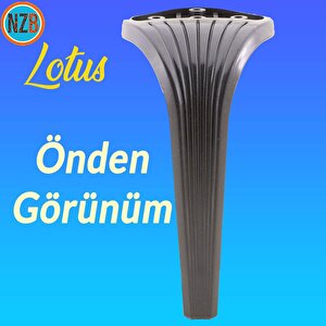 Mobilya Yükseltici Kanepe Sehpa Tv Ünitesi Koltuk Ayağı 23 Cm Siyah Baza Ayak