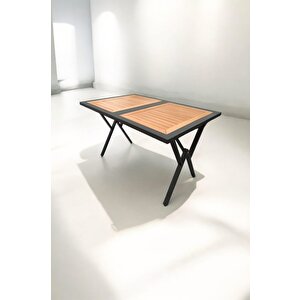 Çiğli Gürgen Ahşap Çok Amaçlı Çalışma Ve Yemek Masası, 120x80 Cm