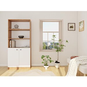 Sardes Kitaplık Marbella Kiraz / Beyaz