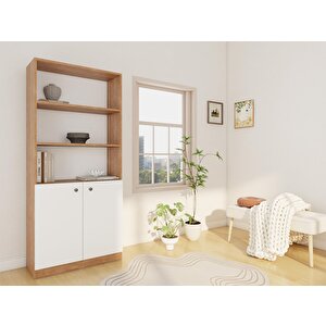 Sardes Kitaplık Marbella Kiraz / Beyaz