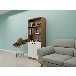 Sardes Kitaplık Marbella Kiraz / Beyaz