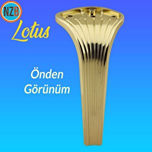 Mobilya Yükseltici Kanepe Sehpa Tv Ünitesi Koltuk Ayağı 23 Cm Gold Altın Baza Ayak