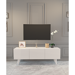 Mobi̇lya Gezegeni̇ Edda 130 Cm Beyaz Tv Üni̇tesi̇