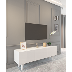 Mobi̇lya Gezegeni̇ Edda 130 Cm Beyaz Tv Üni̇tesi̇