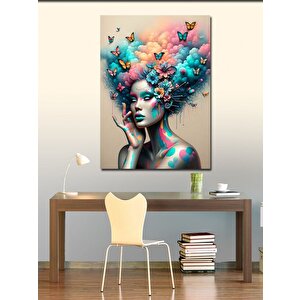 Kanvas Tablo Pembe Rüyalar 70x100 cm