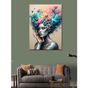Kanvas Tablo Pembe Rüyalar 70x100 cm
