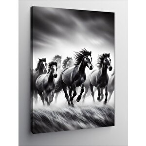 Kanvas Tablo Özgür Atlar 100x140 cm