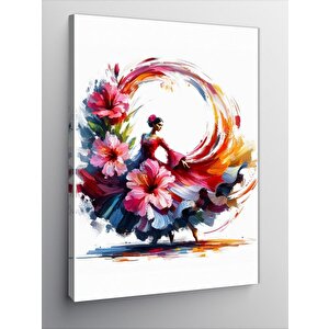 Kanvas Tablo Hibiskus Rüyası 100x140 cm