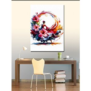 Kanvas Tablo Hibiskus Rüyası 100x140 cm