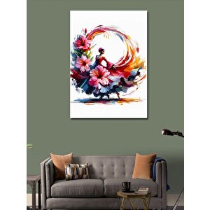 Kanvas Tablo Hibiskus Rüyası 100x140 cm
