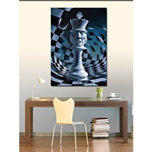 Kanvas Tablo Satranç Temalı 70x100 cm