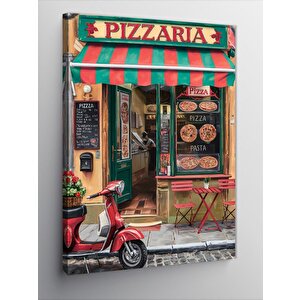 Kanvas Tablo Pizza Dükkanı