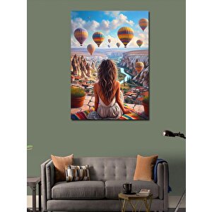 Kanvas Tablo Peri Bacaları Ve Balonlar 100x140 cm