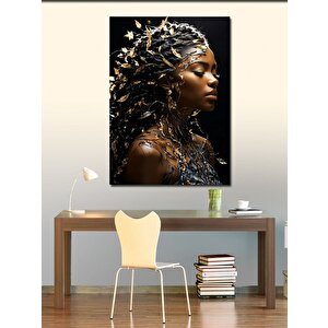 Kanvas Tablo Altın Saçlı Kadın 70x100 cm