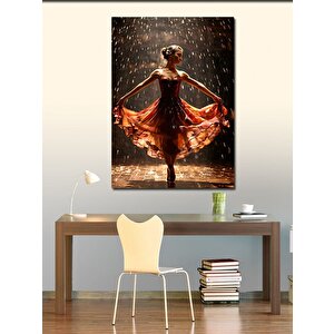 Kanvas Tablo Dans Ve Yağmur 70x100 cm