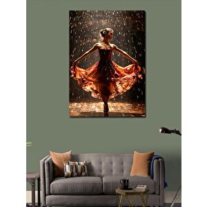 Kanvas Tablo Dans Ve Yağmur 70x100 cm