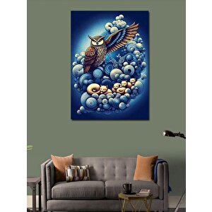 Kanvas Tablo Gece Ve Baykuş 70x100 cm