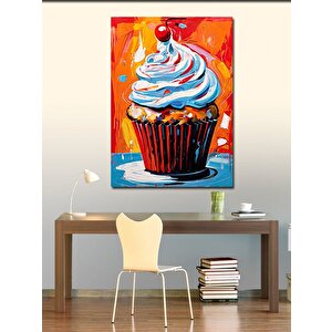 Kanvas Tablo Cupcake Tatlı 100x140 cm