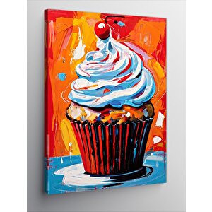 Kanvas Tablo Cupcake Tatlı 70x100 cm