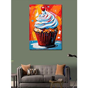 Kanvas Tablo Cupcake Tatlı 70x100 cm