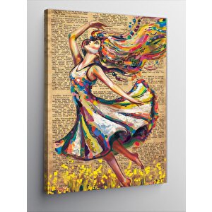 Kanvas Tablo Kelimelerin Dansı 70x100 cm