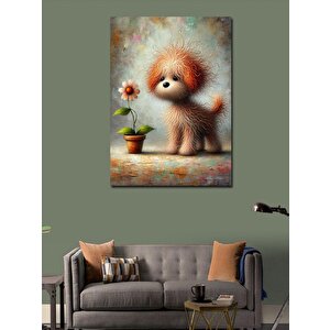 Kanvas Tablo Kıvırcık Burun 100x140 cm