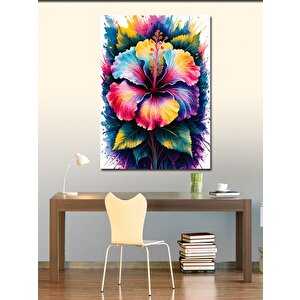 Kanvas Tablo Renkli Çiçek 70x100 cm