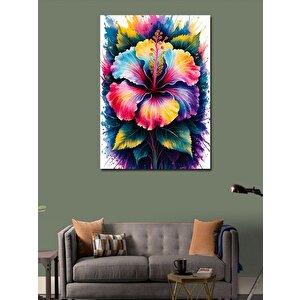 Kanvas Tablo Renkli Çiçek 70x100 cm