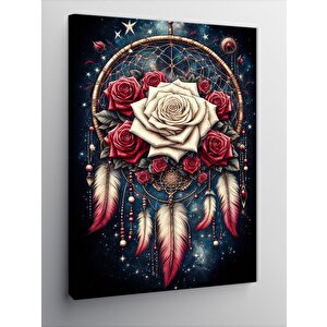 Kanvas Tablo Güller Ve Dış Kapanı 70x100 cm