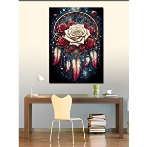 Kanvas Tablo Güller Ve Dış Kapanı 70x100 cm
