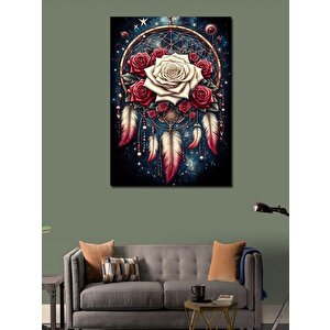 Kanvas Tablo Güller Ve Dış Kapanı 70x100 cm