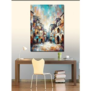 Kanvas Tablo Gizemli Şehir 70x100 cm