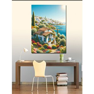Kanvas Tablo Sahil Kasabası 70x100 cm