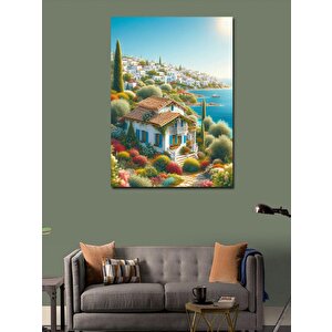 Kanvas Tablo Sahil Kasabası 70x100 cm
